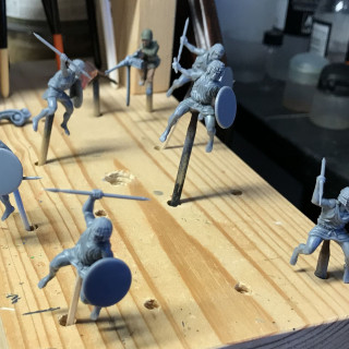 Victrix Numidian light horse - prepping and basing using custom movement trays