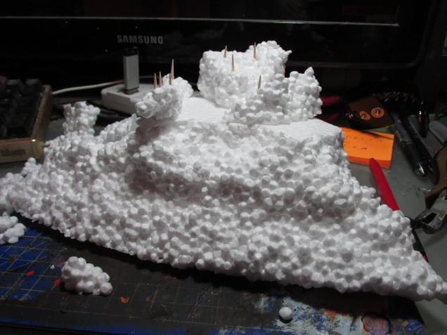 Polystyrene Bubble Mountain!