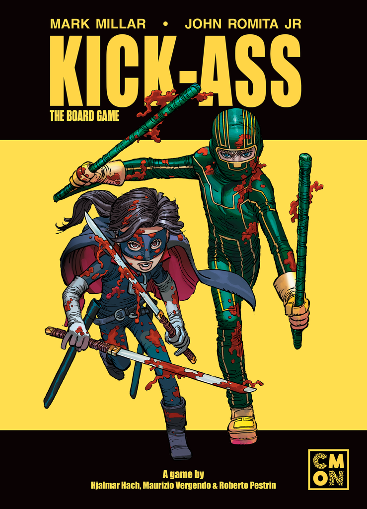 Kick Ass Board Game Cover - CMON