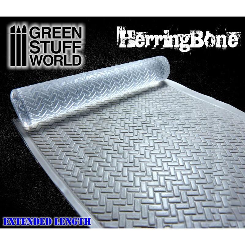 Rolling Pin Herringbone - Green Stuff World