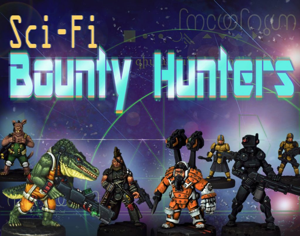 Sci-Fi Bounty Hunters - Antediluvian Miniatures