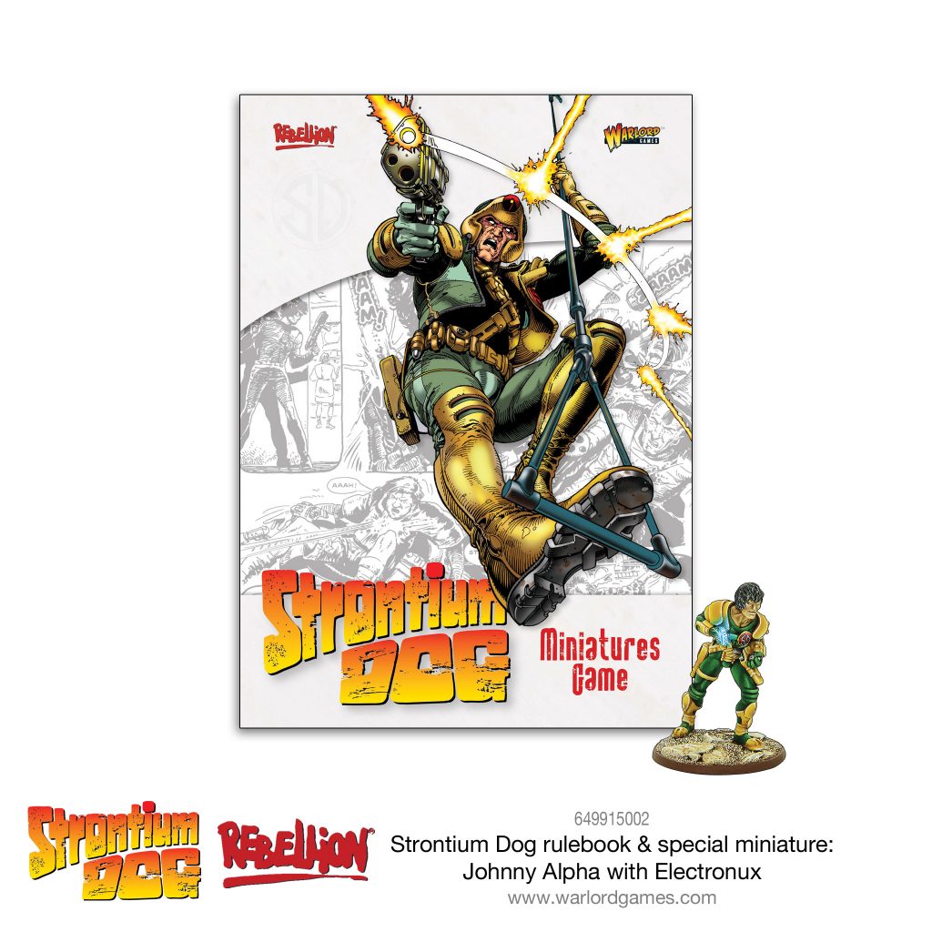 Strontium Dog Rulebook + Exclusive Miniature - Warlord Games