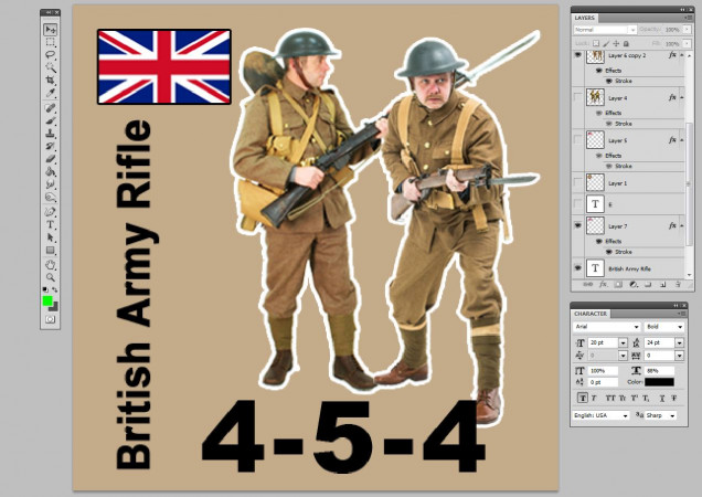 Creating British Army Units - Valor & Victory 1918 Edition