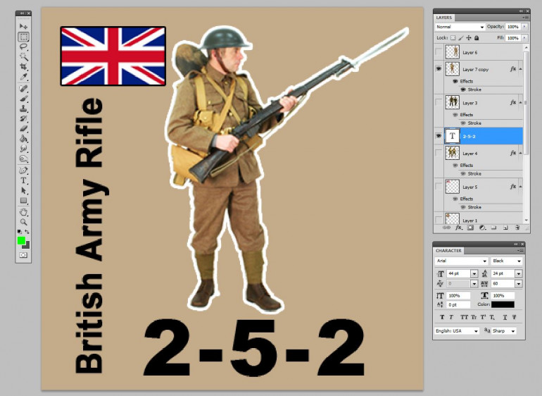 Creating British Army Units - Valor & Victory 1918 Edition
