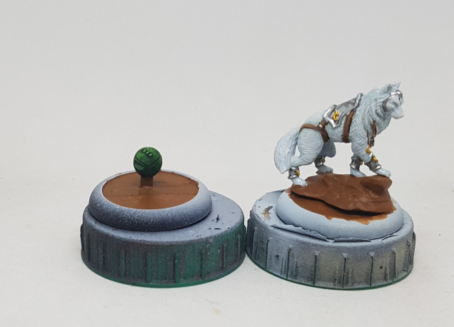 The bases were undercoated.  Unfortunately I was caught up in the momentum and forgot to take more step by step photos