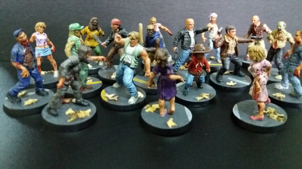 Painting the Walking Dead All Out War Core box