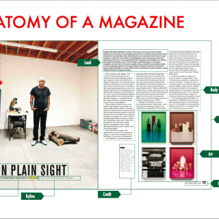 Anatomy of a magazine layout