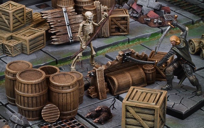 Mantic Games TerrainCrate – Guard Barracks, 20 Teile Szenerie Für Tabletop-Spiele