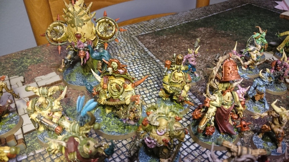 Building the lore and painting Death Guard