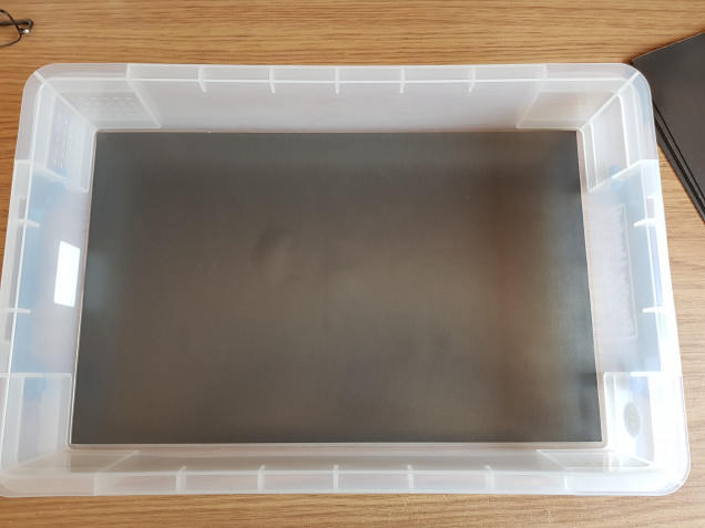 Magnetic sheet in the box