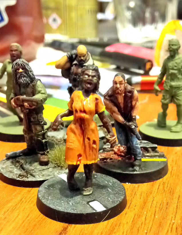 I am determined to get back to The Walking Dead miniatures and keep this project TWD themed. The Last Days Zombie Apocalypse has been intriguing and energizing hobby wise, but this will be an additional way to play rather than a replacement for this much loved game.