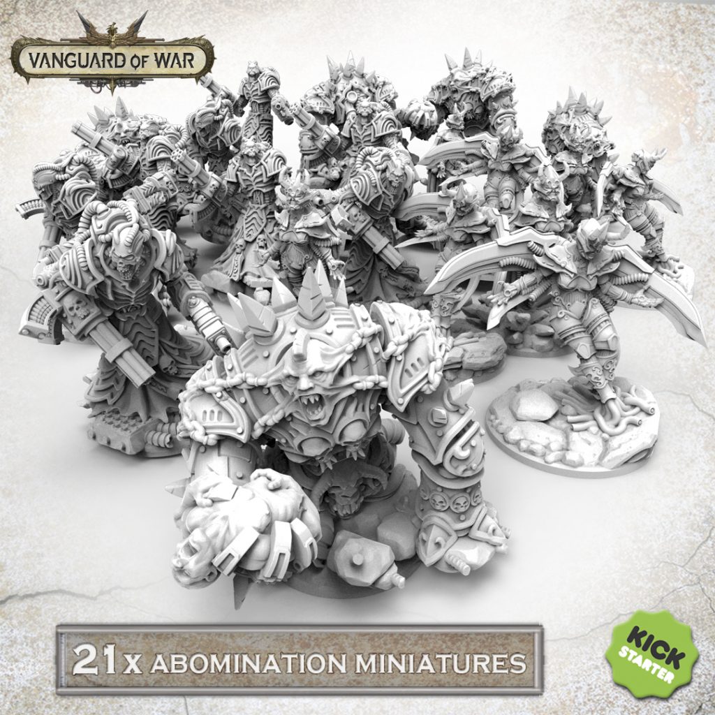 21 Abomination Miniatures - Vanguard Of War