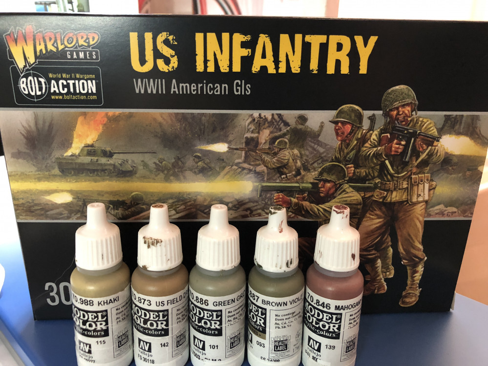 Painting Bolt Action American GIs