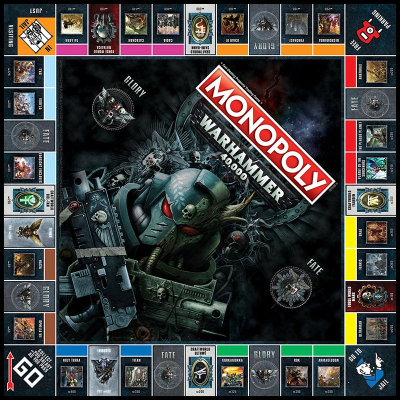 Monopoly: Warhammer 40,000 Is Now A Thing…Grimdark Banking At Its ...