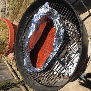 And most important. The BBQ ribs and corn. Painters gotta eat!