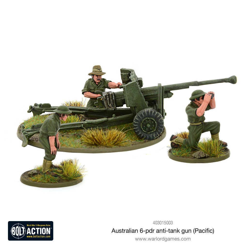 Australian 6pdr Anti-Tank Gun - Bolt Action