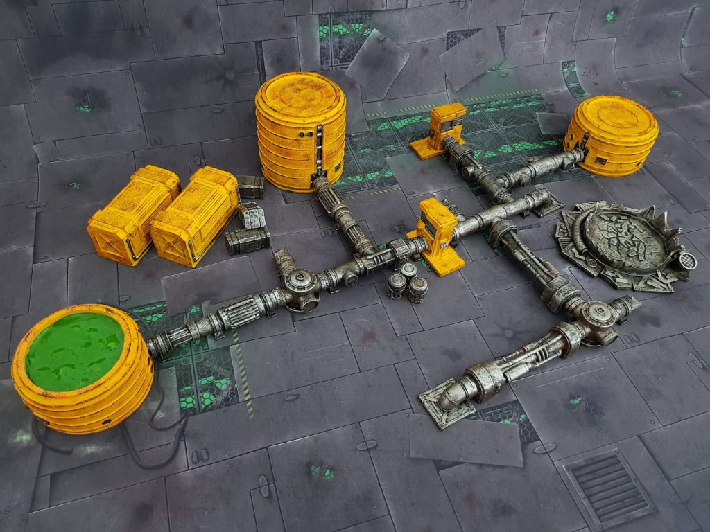 Chem Zone Terrain Set #1 - GameMat.Eu