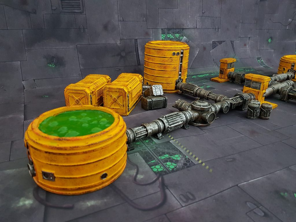 Chem Zone Terrain Set #2 - GameMat.Eu