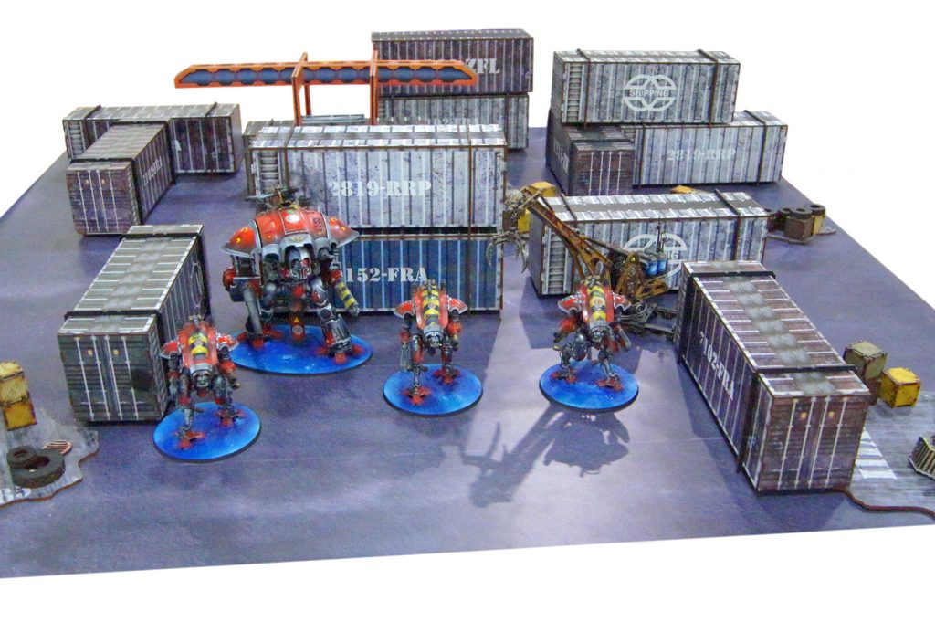 Containers Scale Comparison - Bandua Wargames