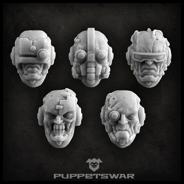 Cyborg Heads - Puppets War