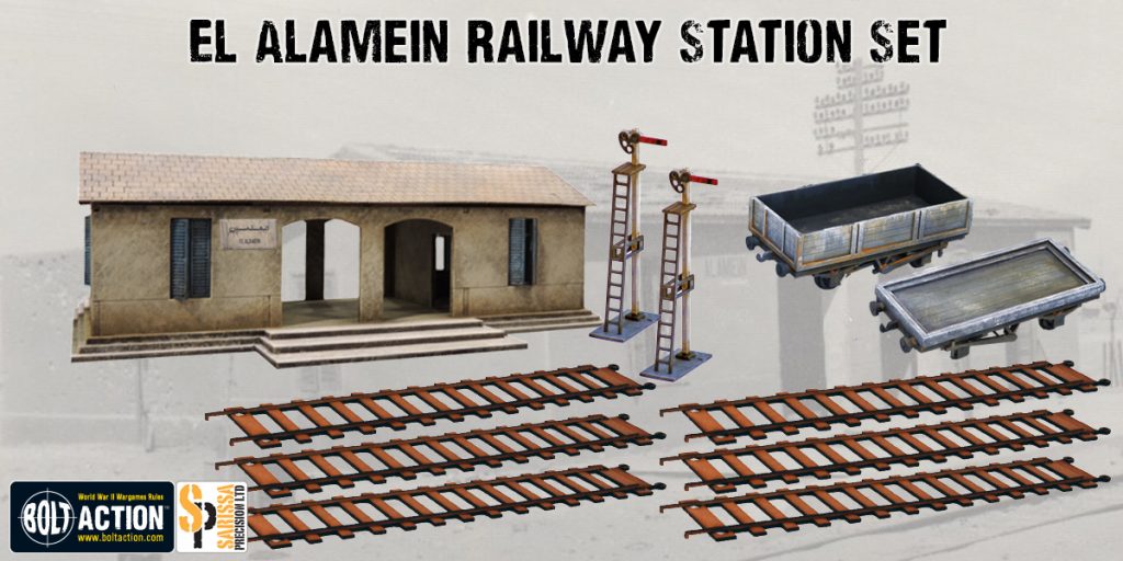 El Alamein Railway Station Terrain - Warlord Games