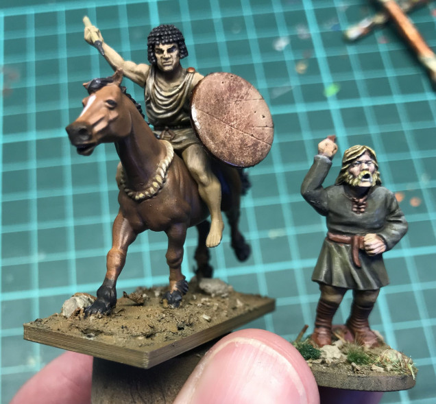 Victrix Numidian light horse - Rider WIP