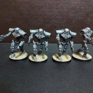 Completed Sentry Droids