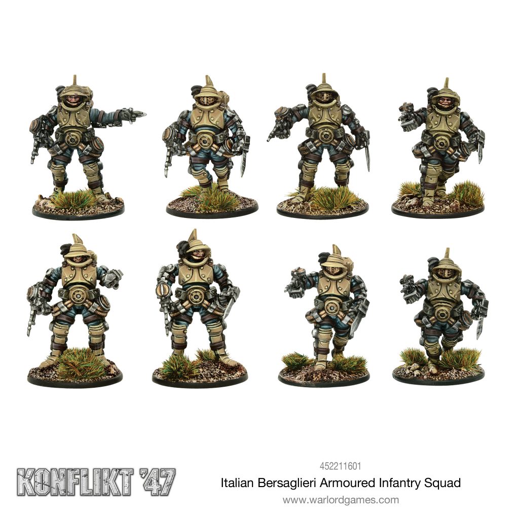 Italian Bersaglieri Armoured Infantry Squad - Konflikt '47