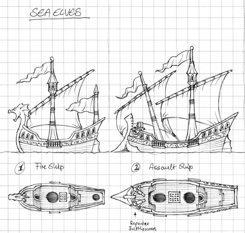 Sea Elf Ships - Microworld Games