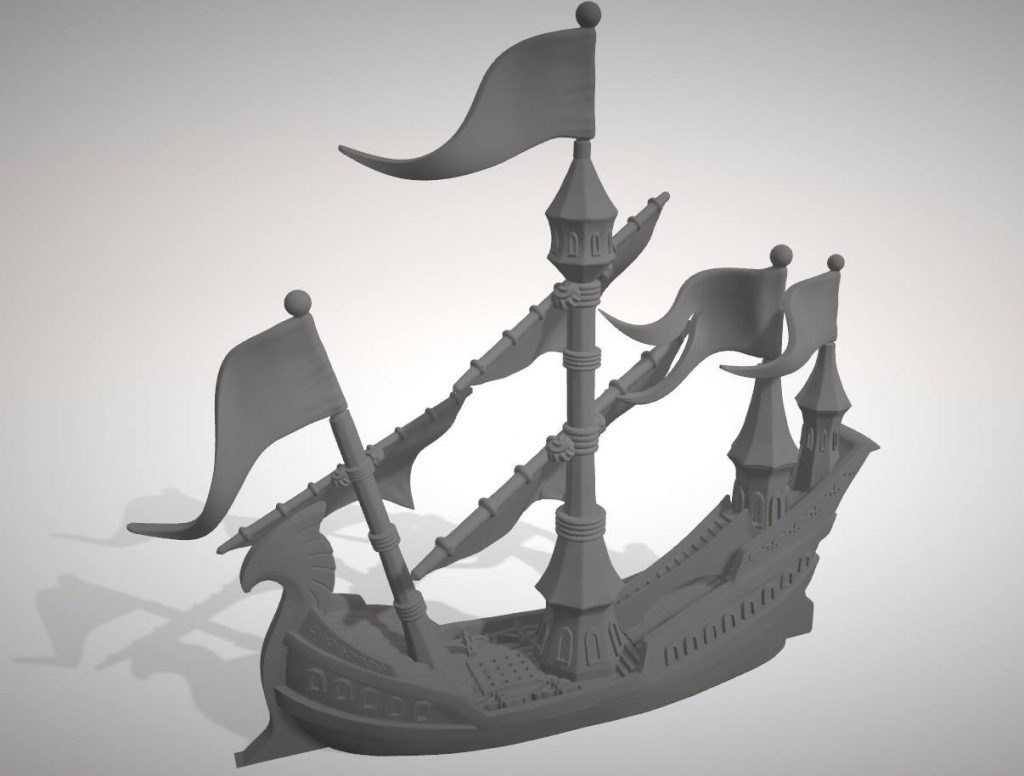 Sea Elf Ships (Renders Alt) - Microworld Games