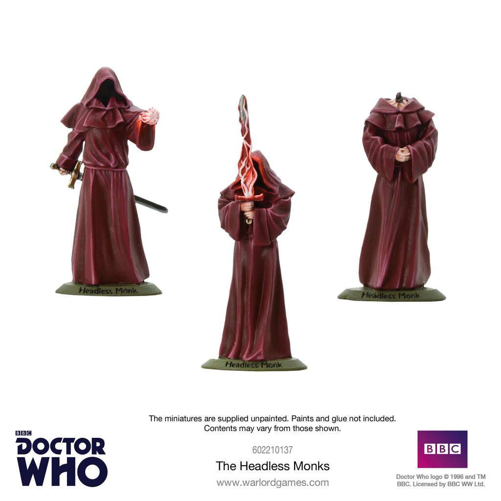 Warlord Bring Doctor Who s Papal Mainframe Headless Monks To Life 