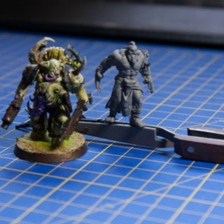 Avoiding common airbrushing problems - and an Orc!!