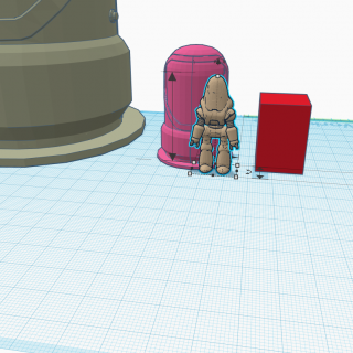 An example of a basic 3D model to printer to paint