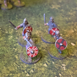 My first 4 points of Saga miniatures