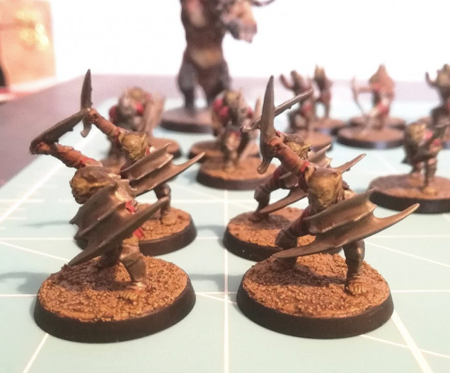 Some of the finished goblins