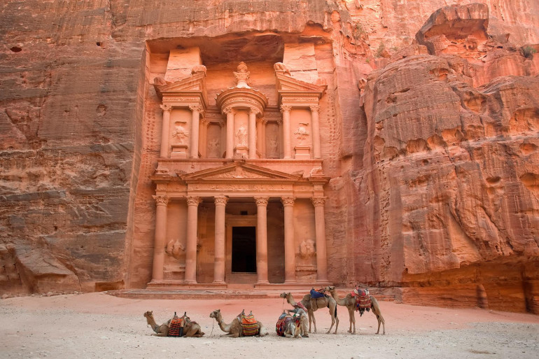 Petra in Jordan. Site of the filming Indiana Jones: The last crusade