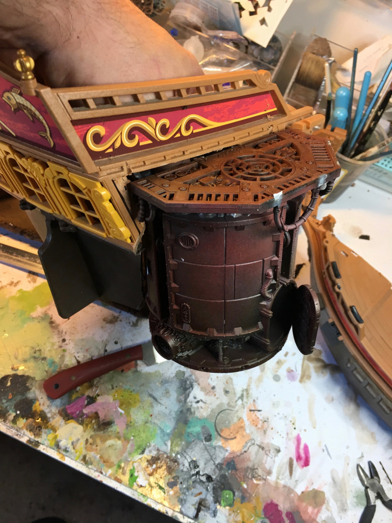 Totally forgot to cut space for the aether boiler...