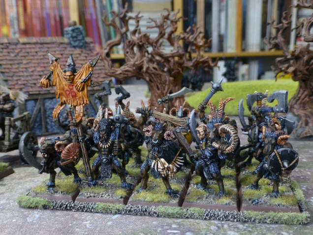 Beastmen are a constant threat to hamlets and villages throughout the Empire