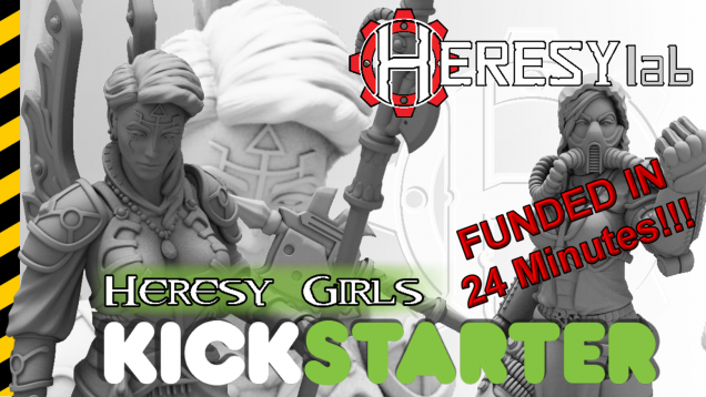 SciFi Heresy Girls Kickstarter.