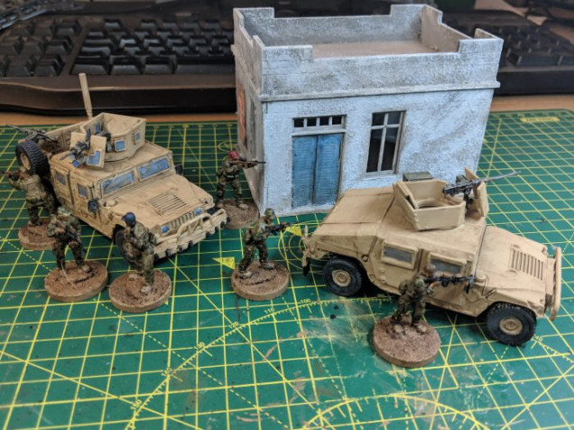 PROJECT HUMVEE – STOWAGE AND PAINTING