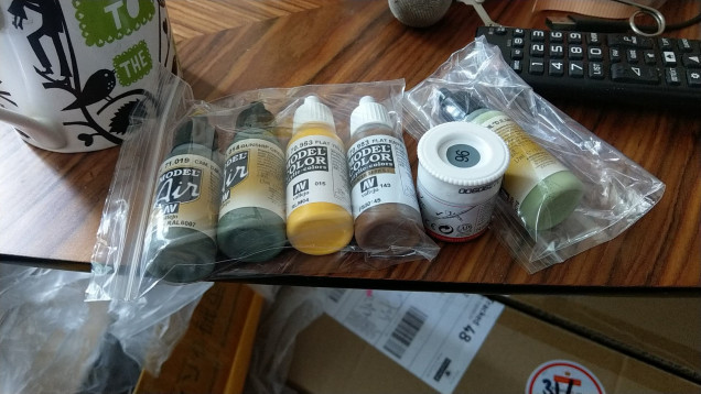 Extra paints for the project.