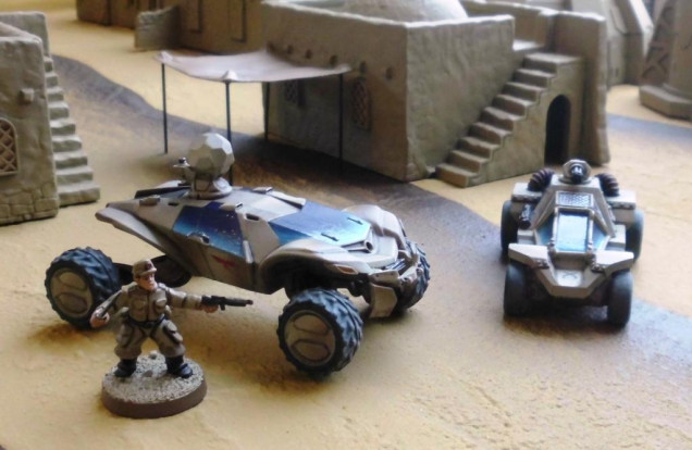 Light scout buggy (left) and smuggler buggy (right)