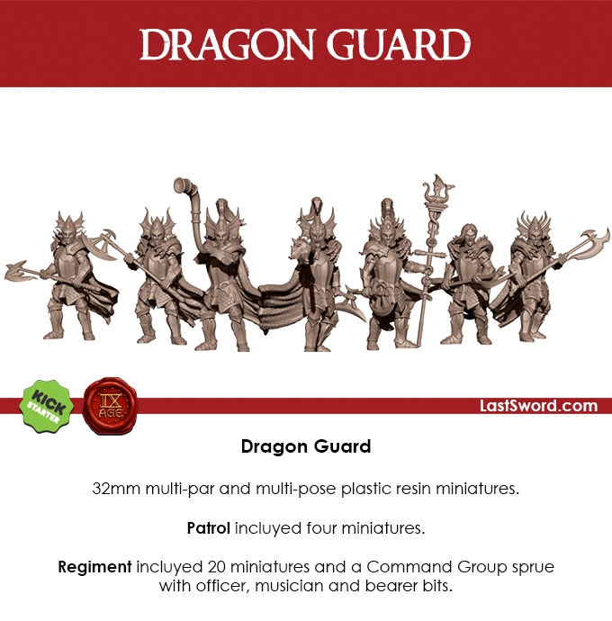 Dragon Guard - Last Sword Miniatures