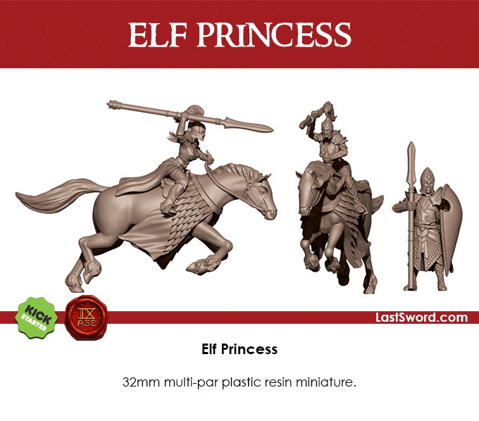 Elf Princess - Last Sword Miniatures