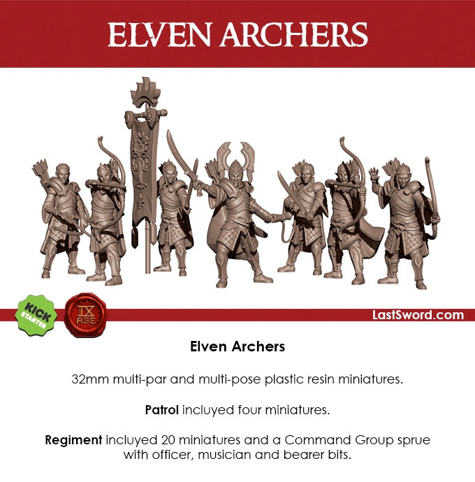 Elven Archers - Last Sword Miniatures