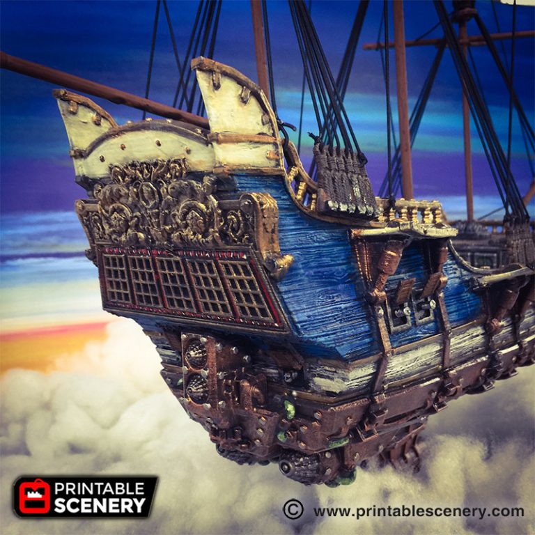 Printable Scenery Hunt Dragons In Their Flying Frigate – OnTableTop ...