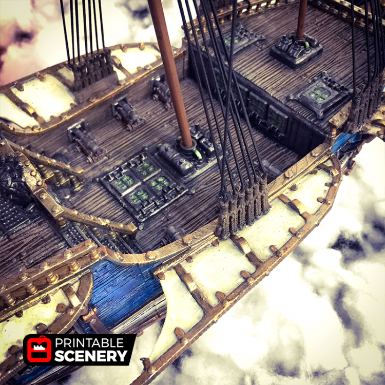 Printable Scenery Hunt Dragons In Their Flying Frigate – OnTableTop ...
