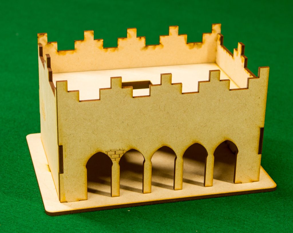 Middle-East One Story Building - GameCraft Miniatures