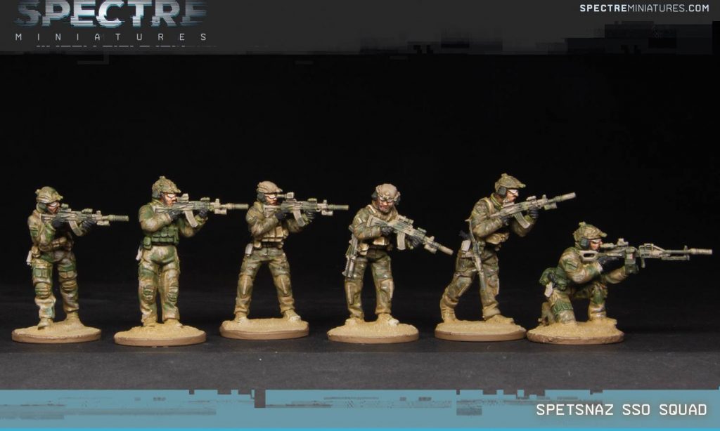 Russian Spetsnaz SSO Squad - Spectre Miniatures