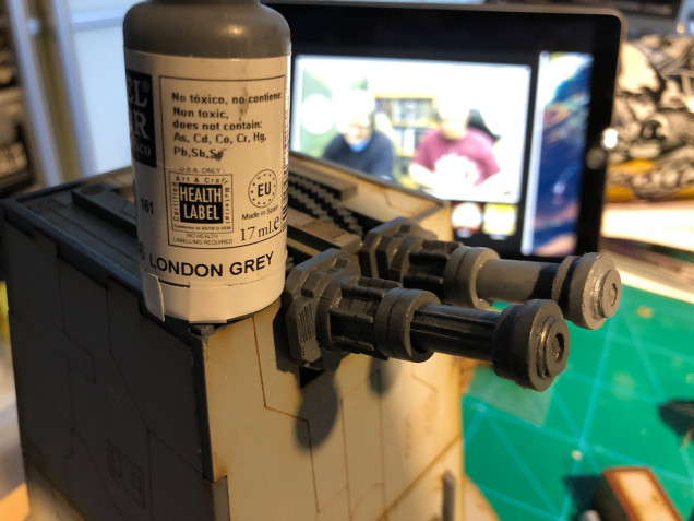 Painting the Laser turret